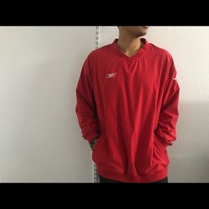 Reebok crewneck windbreaker